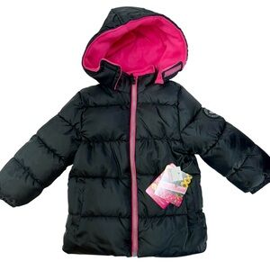 Pink Platinum kids Girls Hooded Winter Coat Size 4